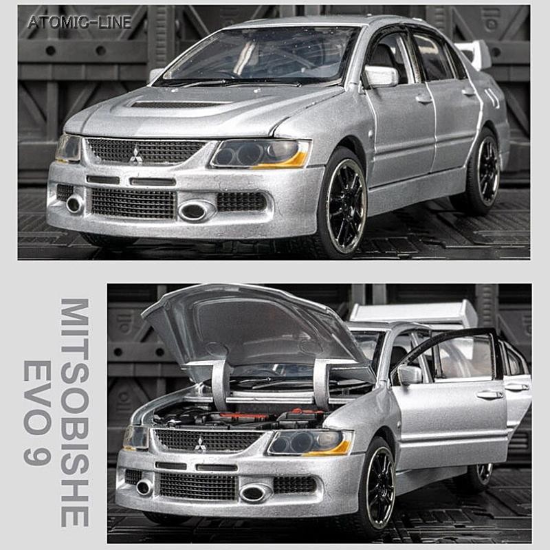 三菱 LANCER Evolution IX 1/32 ミニカー 全3色 ランサーエボリューション ライト点灯 エンジンサウンド 合金モデル 模型 |  LINEショッピング