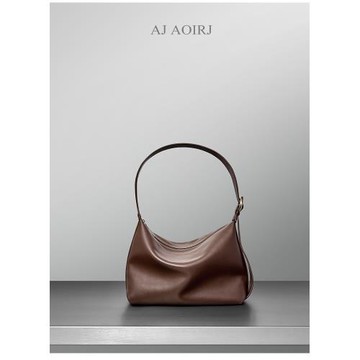 【英國AJ AOIRJ】極簡設計新款真皮托特包女大容量腋下通勤包斜跨
