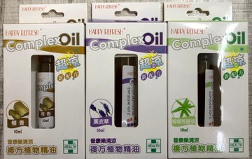 普康樂清涼複方植物精油 滾珠瓶 10ml/瓶 (安博氏)