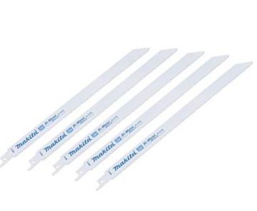 MAKITA 牧田 軍刀鋸片 B-43262 長度 9吋 225mm 5片 複合金屬 適用 金屬 木材 密集板 鋁材 塑膠 瑞士製