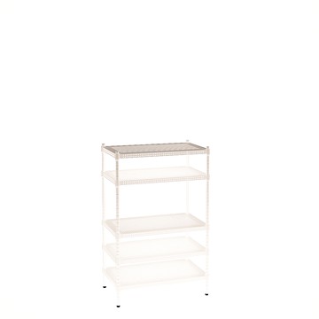 [客尊屋]粗管/沖孔/45x75x120hcm 白騎士沖孔 五層架白騎士