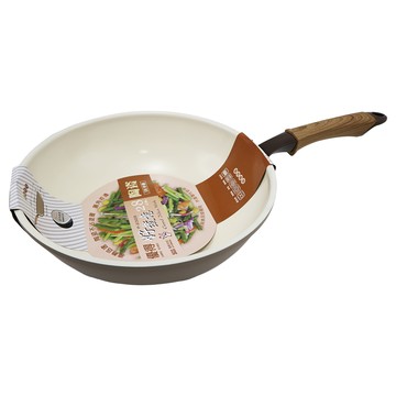 好煮意陶瓷不沾IH炒鍋-28cm-1支