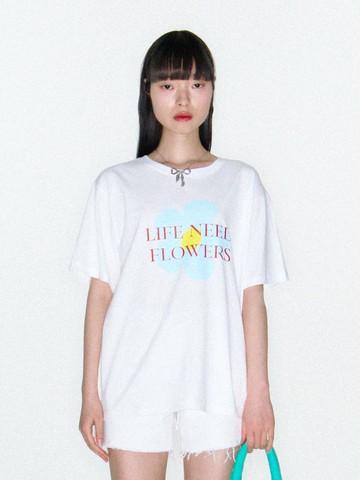 Flower T-shirt_White
