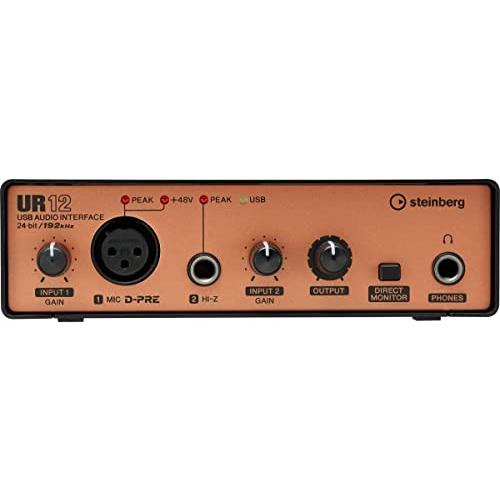 Steinberg スタインバーグ USB オーディオインターフェースパック UR12 Black  Copper Model UR12B P