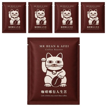 MR.BEAN&AFEI 豆豆先生與他的阿肥 綜合咖啡冷萃  10g  1套  5個裝