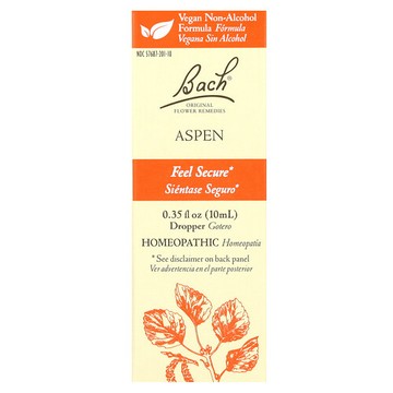 Bach, 原花調理，白楊香，0.35 液量盎司（10 毫升）