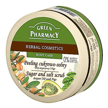 Green Pharmacy 草本肌曜 摩洛哥堅果油&無花果美體去角質霜 300ml