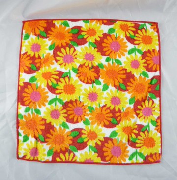 【震撼精品百貨】DiaDelSol 向日葵太陽花 方巾 黃橘太陽花  震撼日式精品百貨