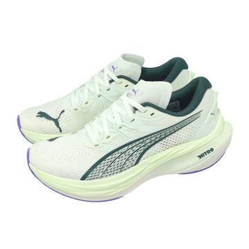 Puma 慢跑鞋 Deviate Nitro 3 Wns 女鞋 綠 紫 氮氣中底 碳板 輕量 運動鞋 309708-25