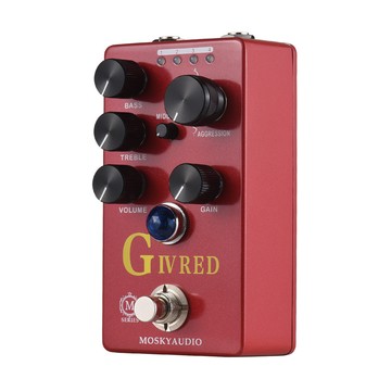 Winn MOSKYAUDIO 吉他效果器踏板 G IV RED Purple Channel Preamp/Overd