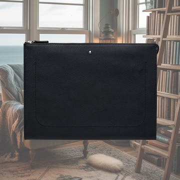 MONTBLANC萬寶龍 大師傑作（大班）粒面軟皮A4公文包/手拿包 - 126231