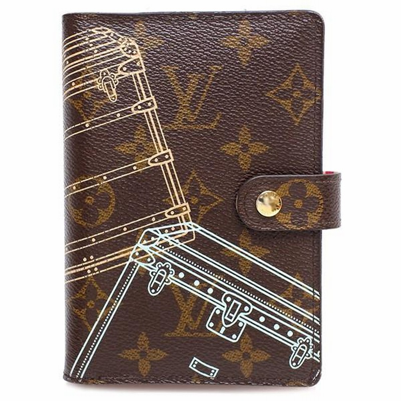 ルイヴィトン LOUIS VUITTON 手帳カバー モノグラム トランク