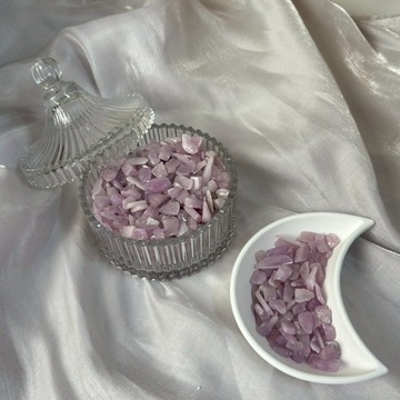 💜 天然水晶 紫鋰輝 7-9mm 水晶碎石  100g裝 穩定情緒 撫慰心靈 溫柔療癒 能量石 開運碎石 開運擺件 水晶