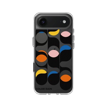 iPhone Air Clear Case（相機按鈕） 透明 - PosterLad - 色彩之雨