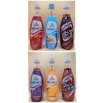 ~省錢一哥~金蜜蜂 汽水 氣水 寶特瓶500ml 可樂 蘋果 冰淇淋 加鹽沙士 葡萄 橘子 碳酸飲料