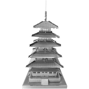 Metallic Nano puzzle five-story pagoda