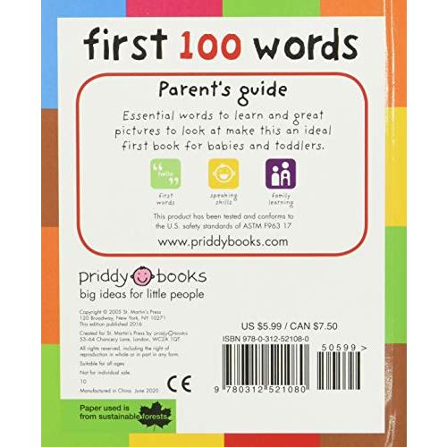 First 100: First 100 Words   Numbers Colors Shapes   First 100 Animals