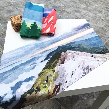 【客製化禮物】【百岳企劃】台灣百岳 運動毛巾_三款_可客製文字