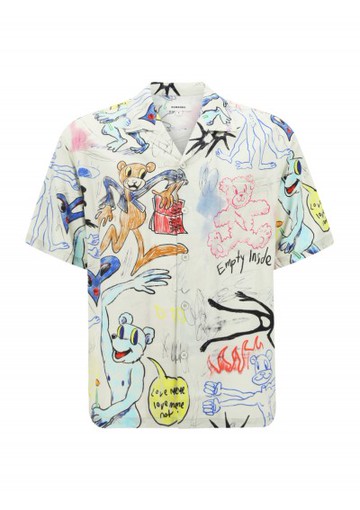 Domrebel - Scribble Shirt - Mens - White