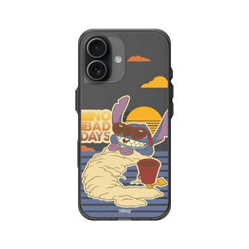 iPhone 17 Clear (相機按鈕) 酷墨灰 - 迪士尼-史迪奇 Disney Stitch - 史迪奇 - 海灘上的史迪奇