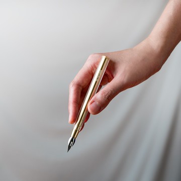 【透明沾水筆】風格核心系列 / 黃銅