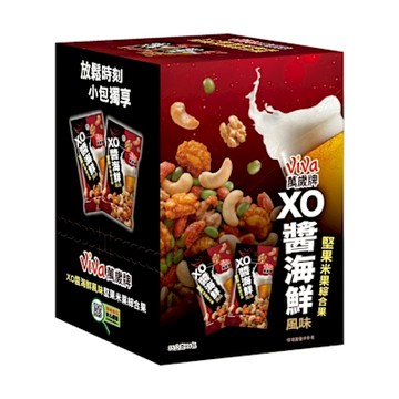 萬歲牌 堅果米果綜合果-XO醬海鮮風味(35gx4包)