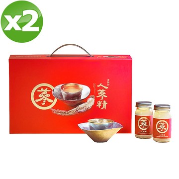 【老協珍】人蔘精禮盒 (60ml x14入/盒) x2