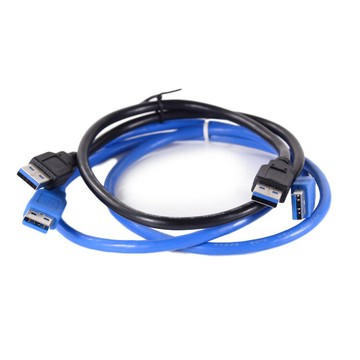 公對公數據線usb公對公AM0.6m高速傳輸硬盤連接線 顯卡連接延長線【宜家良品百貨】