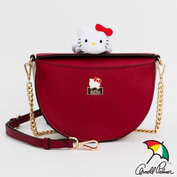 Kitty系列 - Arnold Palmer - 馬鞍包附長短背帶 Attract系列 - 紅色