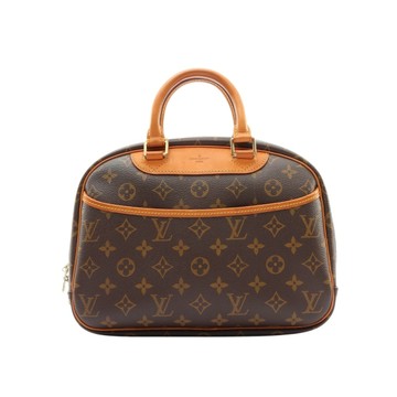 LOUIS VUITTON LV 路易威登 Trouville 手提包 棕色 原花帆布 M42228 【二手名牌BRAND OFF】