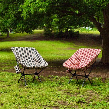 露營椅套（條紋×花朵）