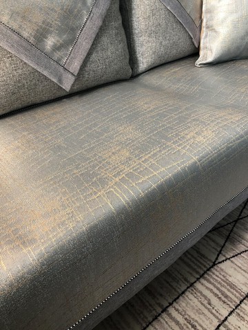 冰絲沙發墊 四季通用北歐冰絲涼席沙發墊夏季夏天款防滑坐墊套巾罩定做可水洗【MJ11566】