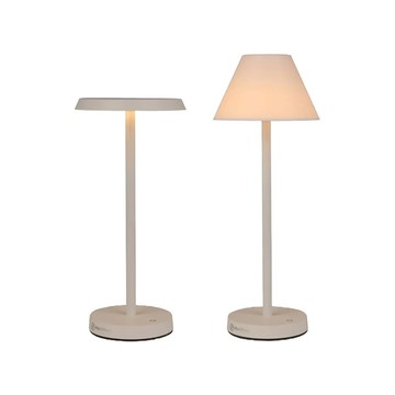 日本 MoriMori LED T-Light XL 工型高版/傘型高版造型燈 - CAFE 傘型高版 白色