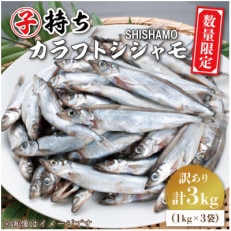 子持ちカラフトシシャモ3kg(訳アリ品)