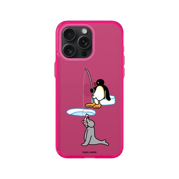iPhone 15 Pro Max Clear 粉漾桃 - Pingu 企鵝家族 - 今晚，我想來點..