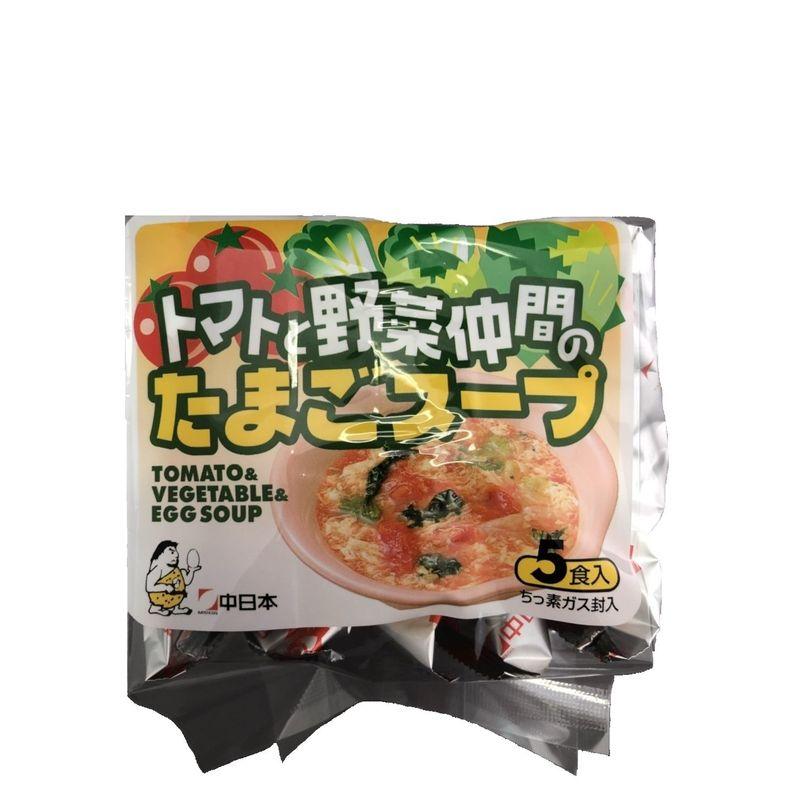 中日本 トマトと野菜仲間のたまごスープ5食×5個