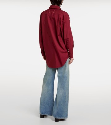 Maison Margiela Reversible wool gabardine shirt