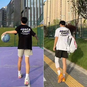臺灣出貨 速幹美式運動短袖男網眼透氣排汗投籃服寬鬆休閒訓練T恤籃球服短袖t恤男生上衣訓練衣