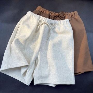 【台灣出貨！！】五分短褲男 素面純棉短褲男 美式直筒短褲 夏季基礎款 休閑簡約運動褲子 韓國短褲