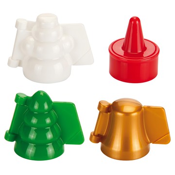 tescoma 立體餡料蛋糕模4件組 聖誕節  1組  彩色