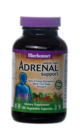 Bluebonnet Nutrition Targeted Choice Adrenal Support 120 Vegetable Capsules