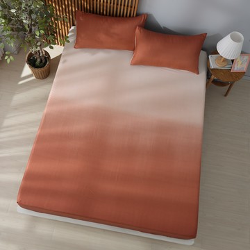 Ishur 伊舒爾 雲絲棉床包枕套組  沙漠薄霧  床包 + 枕套 2個  雙人