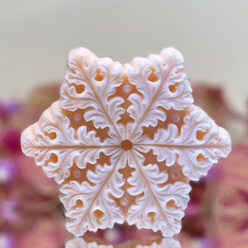 【聖誕禮盒】聖誕交換禮物 精雕雪花藝術香氛手工皂(七)