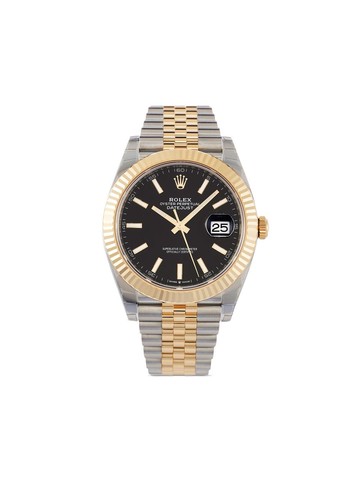 Rolex - 2022 unworn Datejust 41mm - unisex - Sapphire Glass/stainless steel/Yellow Gold - One Size - Black