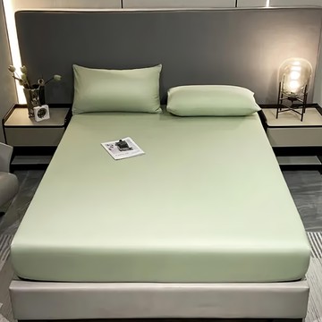 A&R 100%天絲床罩3件組  綠色  1組  床罩200 x 180 x 30cm 枕套74 x 48cm