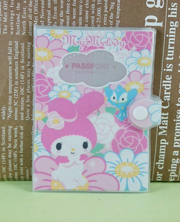 【震撼精品百貨】My Melody 美樂蒂 證件套 玫瑰 震撼日式精品百貨