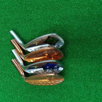99.9%新高爾夫球桿一刀雕黃銅色、銀色挖起桿男士沙桿劈起桿