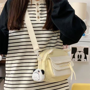 2025新款軟萌單肩斜挎包大兒童可愛包包學生小包包通勤手機背包女