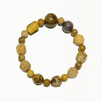 古銅輝石・銀曜石・太陽石・白水晶・圖畫石・虎眼｜能量手鍊｜快速出貨｜防護守心・自信啟發・專注穩定｜台北現貨｜涵秘Hami