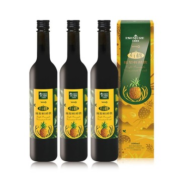 大漢酵素 有機鳳梨輕酵飲 (500mlX3瓶)-原廠公司貨